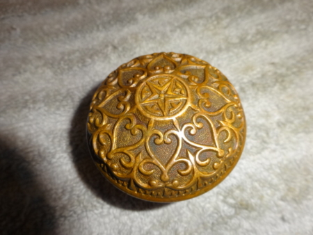 Original Bronze Entry Door Knob by Mallory & Wheeler