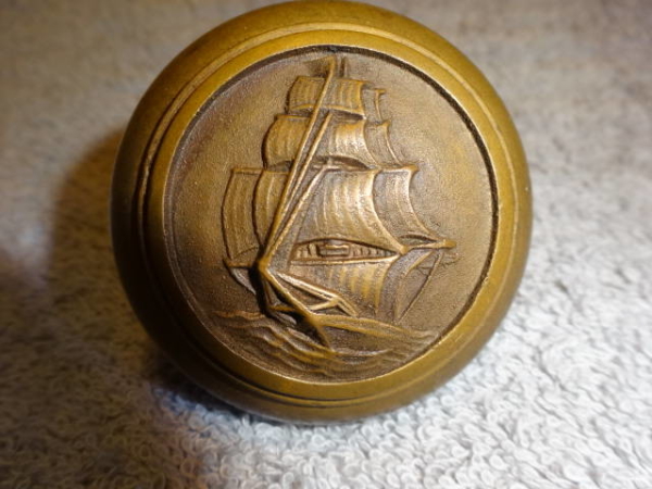 Original Figural Doorknob by Yale & Town