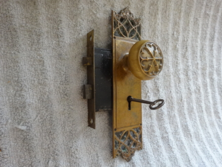 Original Gothic Passage Door Set by Corbin