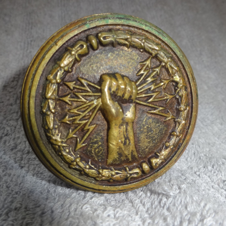 Antique Fist Knob with Chicago Shank.