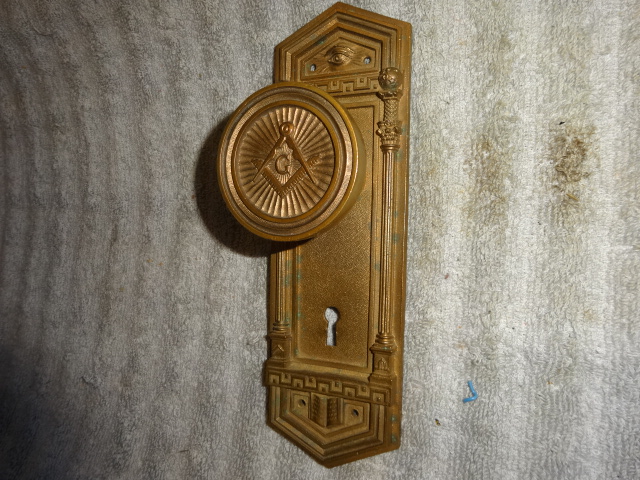Original Masonic Door Hardware