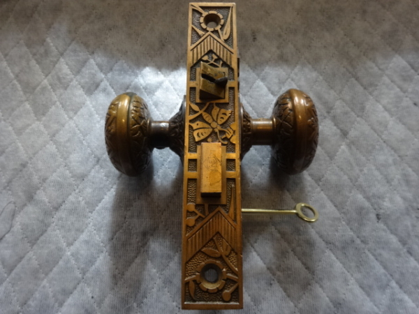 Antique Passage Door Lock-Set by Russell and Erwin