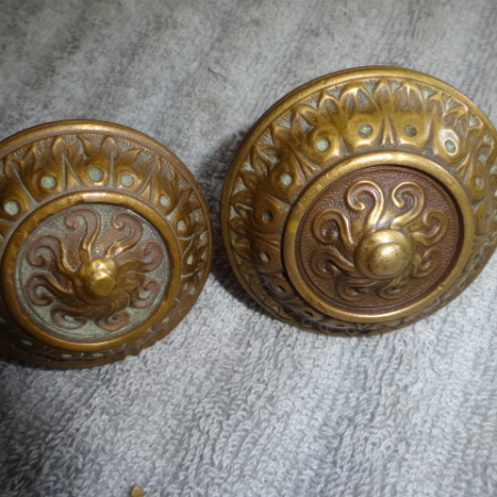 Antique Entry Door Knobs by Corbin