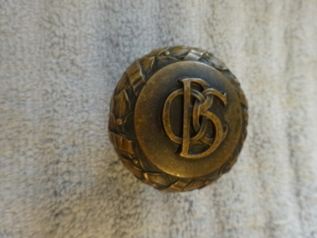 Old Emblematic Door Knob by Yale & Town