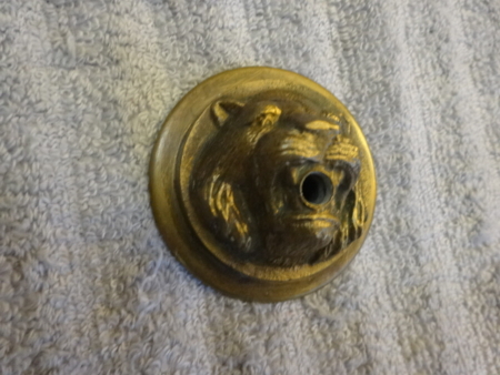 Antique Lion Doorbell Buzzer plate