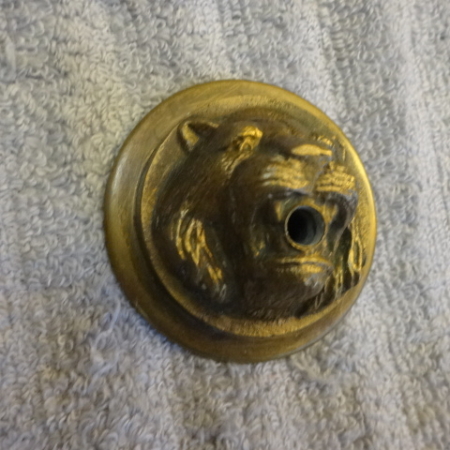 Antique Lion Doorbell Buzzer plate