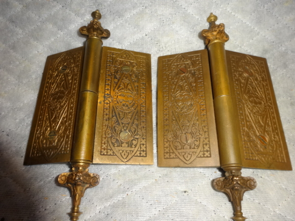Antique Lion Hinges by Russell and Erwin
