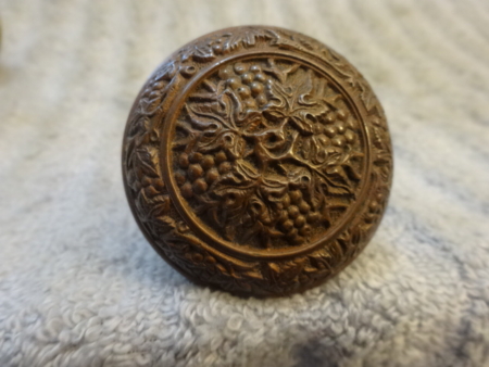 Antique Grape Door Knob by Mallory & Wheeler