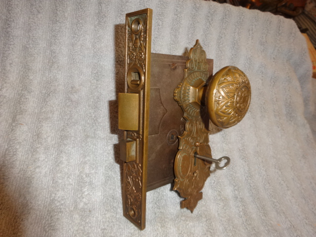 Antique Entry Lock Set by Russell & Erwin