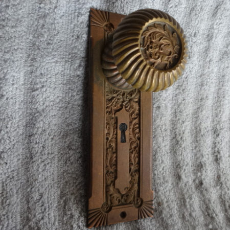 Figural Entry Door Knob by P.F.Corbin