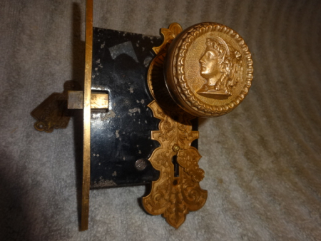 Russell & Erwin Figural Door Lock Set