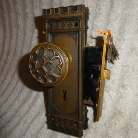 Antique Passage Door Set by Corbin