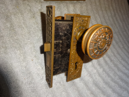 Original Victorian Passage Door Set by Schroder