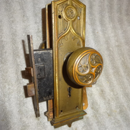 Antique Gothic Door Set by Penn