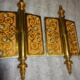 Original Gold Plated Over Bronze Door Hinge