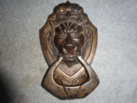 Antique Lion Doorknocker