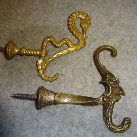 Antique Figural Coat Hooks