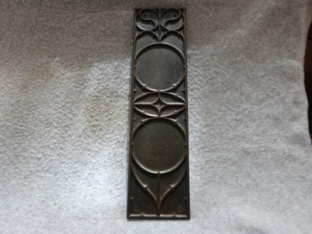 Antique Push Plate by Yale & Town