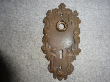 Antique Figural Doorplate