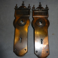 Antique Gothic Door Plates