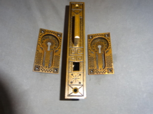 Antique Single Door Pocket Lock Set