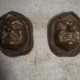 Antique Cast Bronze Monks