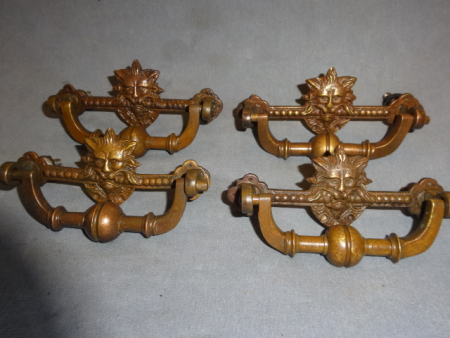 Antique Lion Head Furniture Handles
