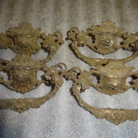 Original Lion Dresser Pulls