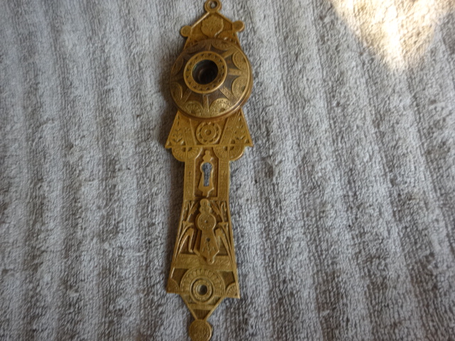 Antique Door Plate by Mallory Wheeler