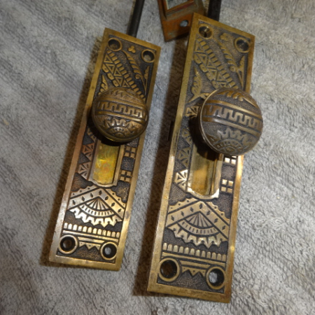 Original Set of Flush Bolts by Branford