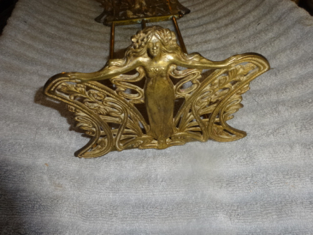 Original Art Nouveau Book Rack Holder