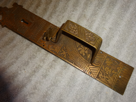 Antique Figural Victorian Door Pull