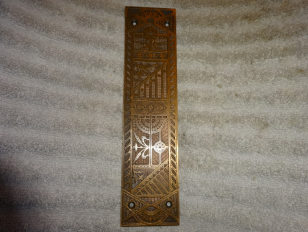Original Victorian Push Plate