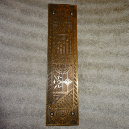 Original Victorian Push Plate