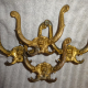Antique Lion Head Hall Tree Hooks