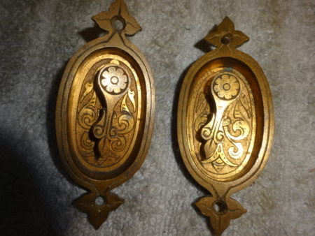 Antique Cup Escutcheons by Russell & Erwin