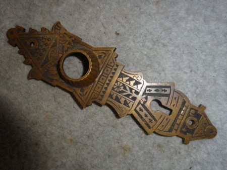 Victorian Door Plate by Chicago Hardware Co.