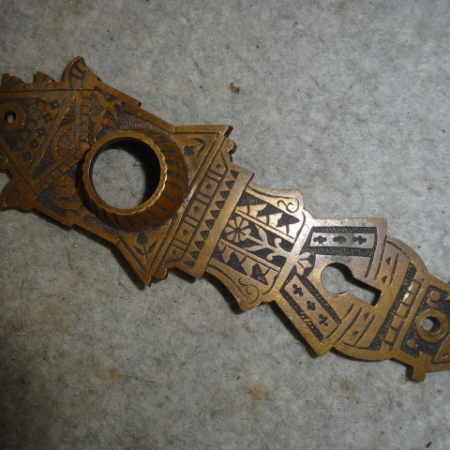 Victorian Door Plate by Chicago Hardware Co.